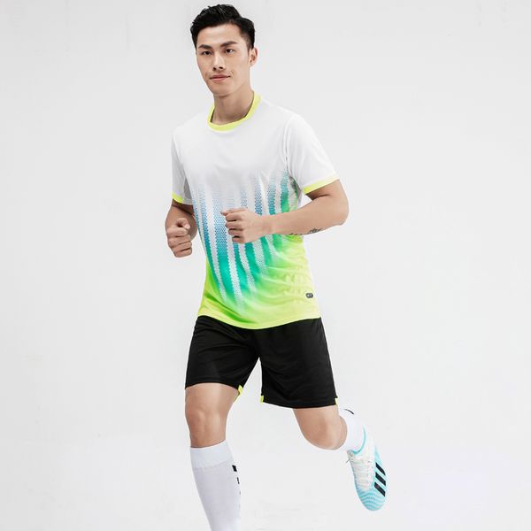 

university league soccer jersey sportswear light change splice, Black