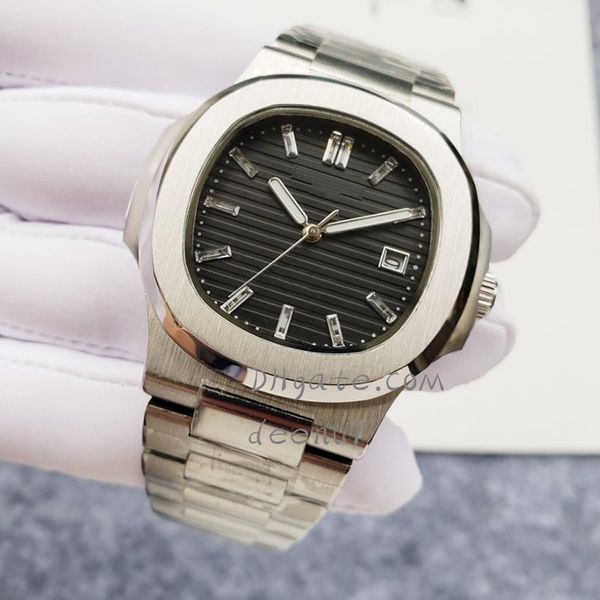

Men's automatic mechanical 40MM au1 stainless steel strap classic folding clasp watch fashion designer waterproof sapphire watches, Gold