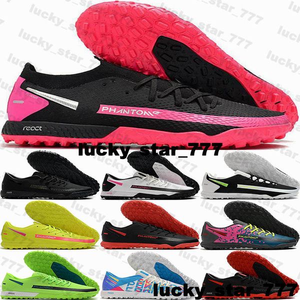 

soccer shoes football boots soccer cleats size 12 mens react phantom gt elite tf eur 46 sneakers botas de futbol indoor turf us 12 trainers, Black