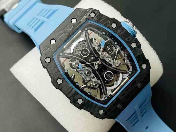 

rm53 brand watch carbon fiber tourbillon men's full automatic mechanical waterproof