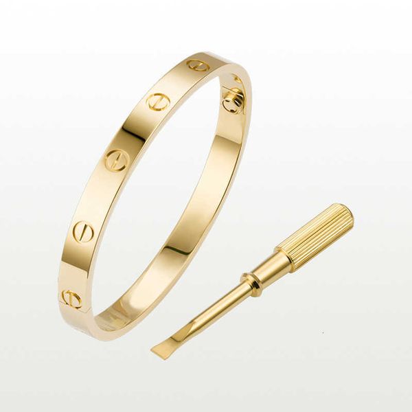 

bangle love screw bracelet designer bracelets luxury jewelry women bangle fashion accessories titanium steel alloy gold-plated never fade no, Black