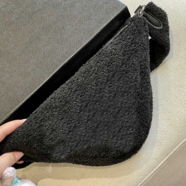 

prad bag shoulder bag hobo plush underarm classic crossbody black handbag armpit waist bags soft terry fabric material wallet 221019 kae2, Blue;pink