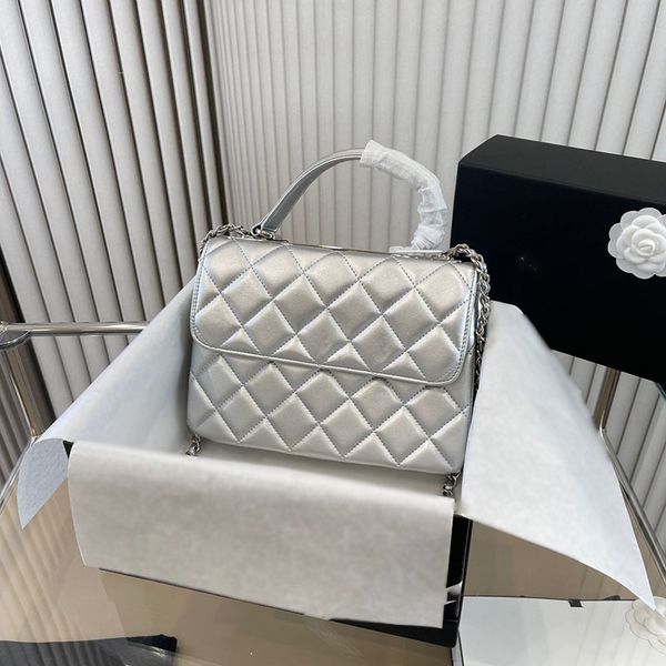 

luxury women portable designer messenger bag classic flap diamond lattice leather quiet fashion handbags high capacity the toe birkin multi