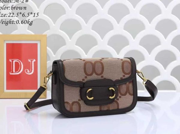 

shoulder bags evening bags 2022 1955 womens bags fashion printed handbags saddle women horsebit leather ladies cross body shoulder purse han