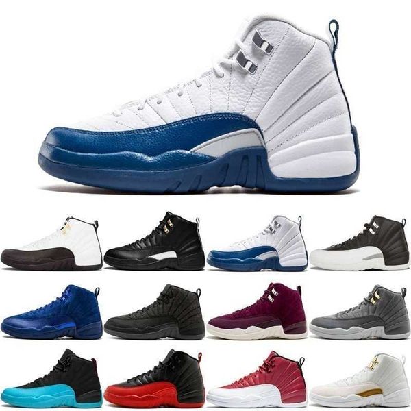 

shoes 12 ovo white black gym red dark grey women 12s taxi blue suede flu game cny sneakers size 5.5-13