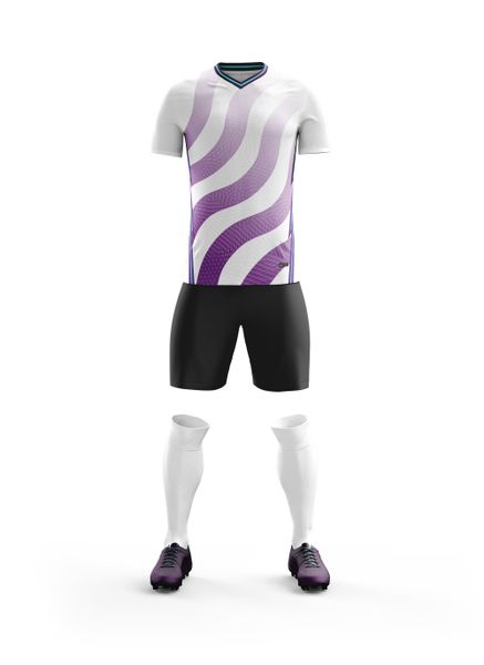 

american university league soccer jersey set sports training shirt, Black