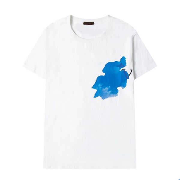 

mens t shirts summer short sleeves fashion printed casual outdoor men tees crew neck clothes 21ss tshirt m-xxxl321p, White;black
