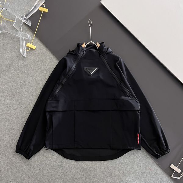 

the latest men's hoodie coat autumn and winter sweater fashionable casual loose comfortable ands full of personality, Black