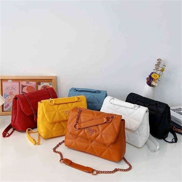 

70% off 2023 designer bag explosive models handbags chain soft lingge double compartment