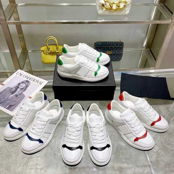 

designer lightweight casual shoes ladies sneakers brand spring autumn new flat shoes white fashion sneakers small white shoe box size 35-41, Black