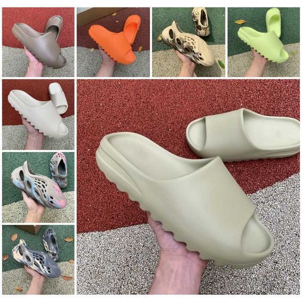 

y/ee yy/yz/z slides foam rubber slippers designer slides flat mens slide mxt trainers desert sand earth brown glow green women mineral blue, Black