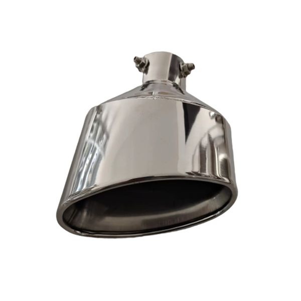 

oval double-layer crimped tail throat other auto parts refit beautiful stainless steel support customization