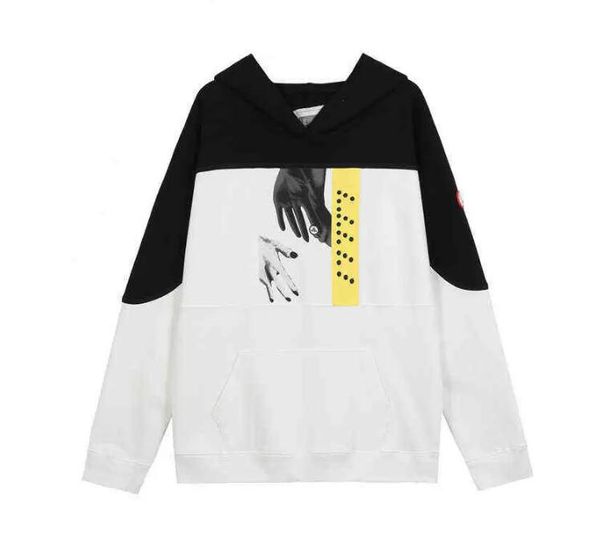 

2023 women's hoodies & sweatshirts cavempt c.e heavy hoody men woman quality hoodie heavy fabric empt pullover, Black