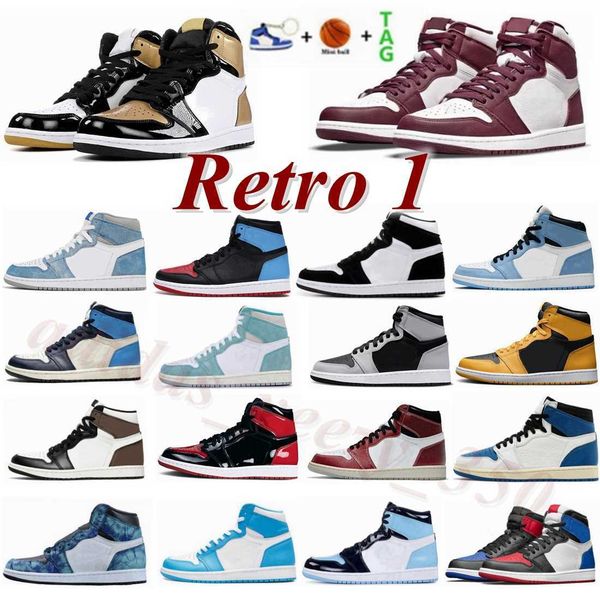 

bordeaux jumpman 1 men's basketball shoes high og 1s sneaker dark mocha twist university blue hyper royal black metallic gold womens ca