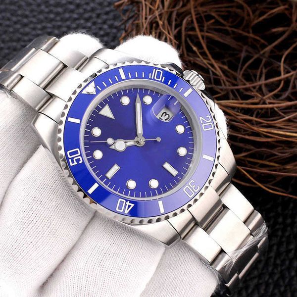 

wristwatches mens watch automatic mechanical watch 40mm all stainls steel busins wristwatch strap adjustable montre de luxe self-wind fashio, Slivery;brown