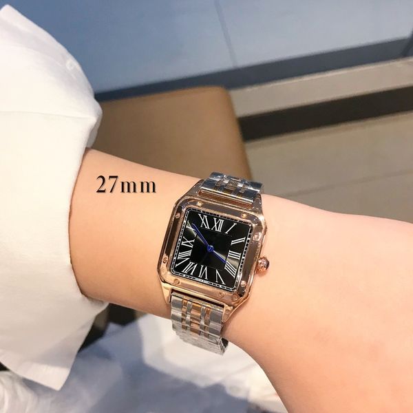 

designer diamond watch panthere womens watchs 22 mm and 27mm quartz woman watch lady counter official replica wristwatch ladies senior gift, Slivery;brown