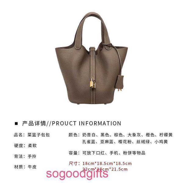 

designer original hermsd handbag designers herms bags women s picotin lock handbags tote bag 2023 new color matching vegetable basket bag le