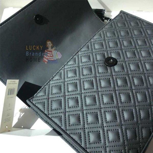 

luxury woman's handbag torysburchs designer bags tote single shoulder tas fleming black matte shoulder bag original fashion 6ih1