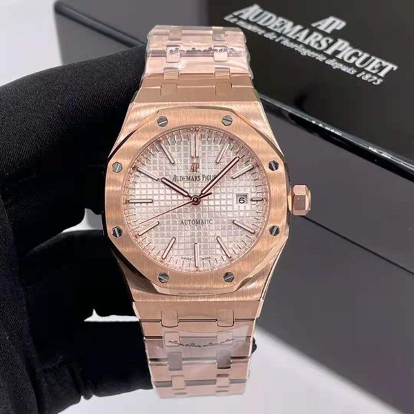

handkerchief full function automatic mechanical watch 316l steel strap classic, Blue;white