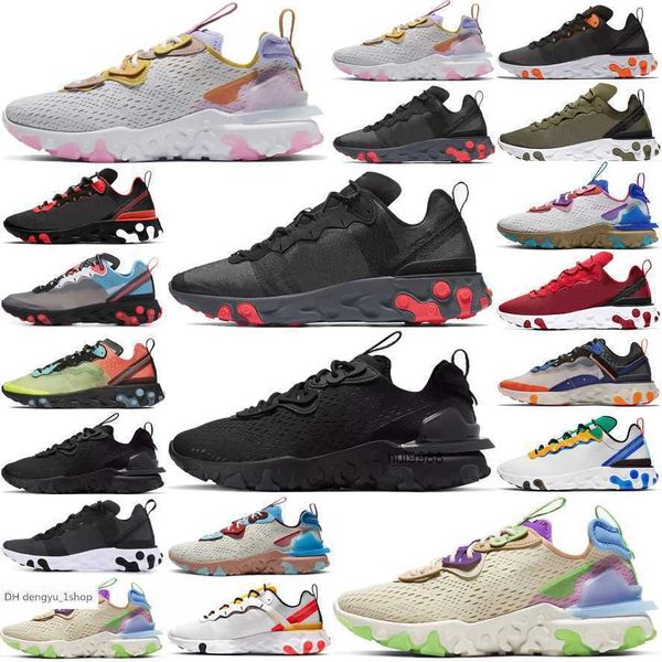 

men shoes sneakers sail trainers triple white black runner epic vision vast grey iridescent undercover green mist reacts elemen air nks