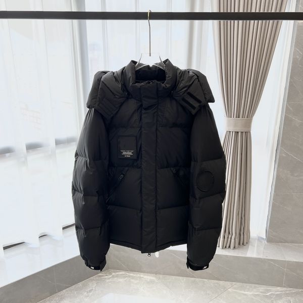 

r windproof coat men's jacket women's down outdoor sports hooded warm men women black fluffy jackets letter print clothing winter, Black;brown