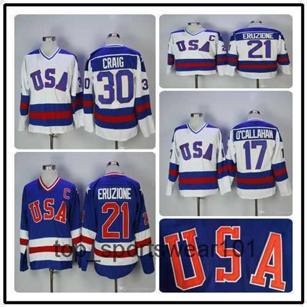 

fans tees retro 1980 team usa men's stitched custom hockey uniforms blue white ken morrow 3 bob suter 20 mark pavelich 16 dave christi, Black
