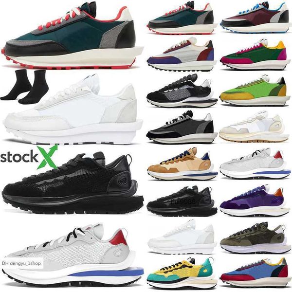 

2022 waffle vaporwaffle running shoes mens pegasus fragment ldwaffle ld pure platinum black white gum royal fuchsia men wom air nks