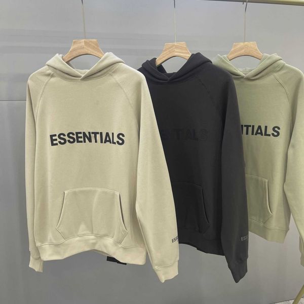 

2022 new hoodies sweatshirt streetwear fashion brand essential men's women's pullover thick long sleeve sweaters loose designer c, Black