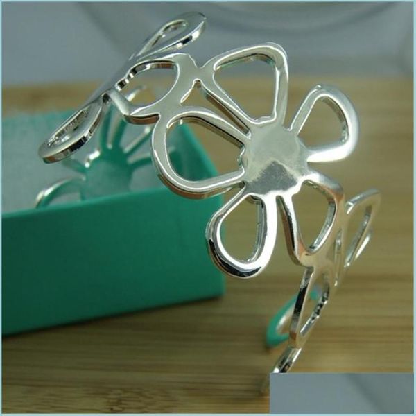 

bangle bangle sier bracelet simple glossy open fashion jewelry gift drop delivery 2021 bracelets dh078, Black