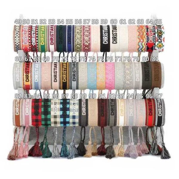 

fashion luxury women's bracelets d brand designer bangle embroidered braided bracelet wedding bohemian letter hand rope trinket men gir, Golden;silver