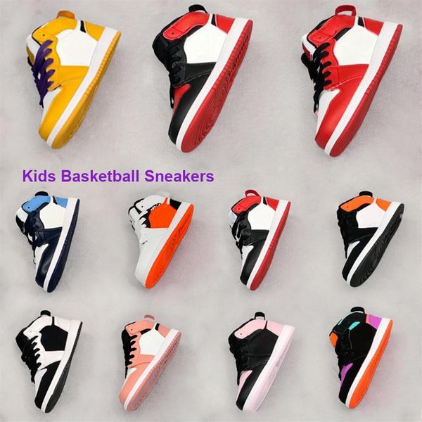 

yellow boy girls mid cut purple pherspective lakerss little kids basketball shoes shattered backboard j1s mid infants ji chicago259h, Black