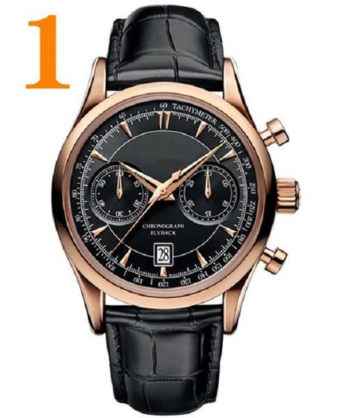 

2021 men luxury watches six stitches series all dials work mens quartz watch brand clock fashion round shape carl, Slivery;golden