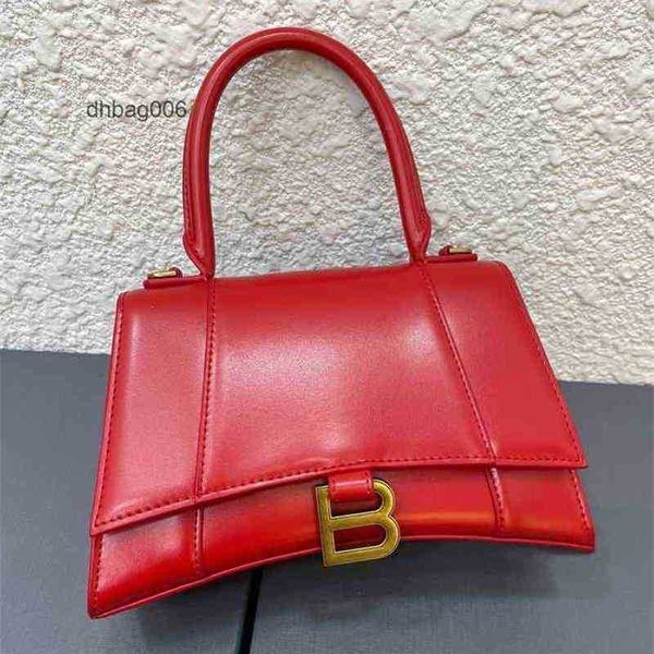 

designer bag balencigas handbag bags shoulder 2022 b home one hourglass leather diagonal fashion crocodile pattern versatile messenger women