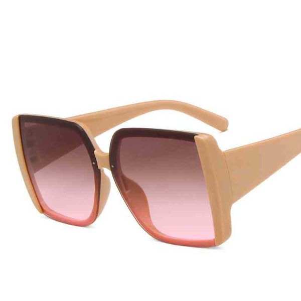 

retro oversized square sunglass women ocean lens european united stat great frame sunglass brand digner uv400 fashion outdooronm5, White;black