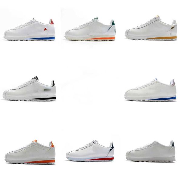 

brand casual shoes running little white shoes that go with everything fashion couple style men's and women's size 35-45, Black