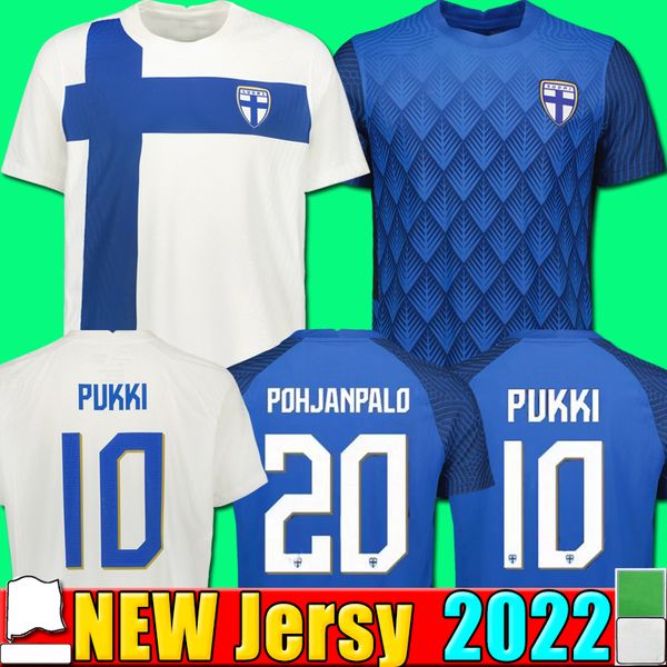 

2022 2023 finland soccer jerseys home away pohjanpalo forss national team pukki skrabb raitala jensen lod kamara finlandia 22 23 football un, Black;yellow