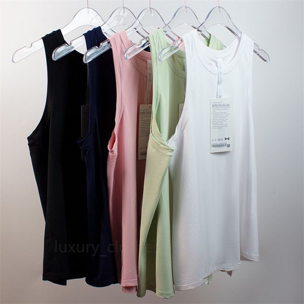 

ll-run all tied up active shirts & tees yoga outfits women sleeveless summer vest girls running sport ladies loose sportswear gym exercise