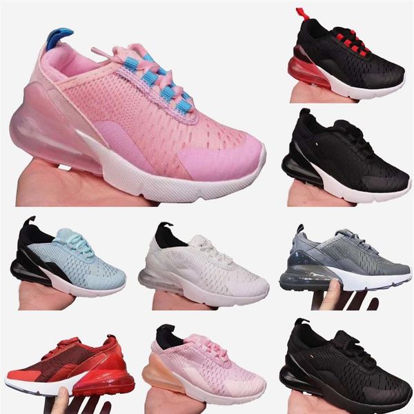 

kids triple tn sneakers for boys shoes girls platform child sports children chaussures teenage thick soled youth232e, Black
