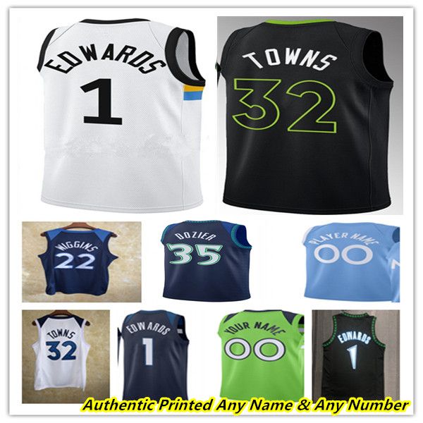 

pressed rudy gobert minnesota basketball jersey d'angelo russell jaden mcdaniels jaylen nowell karl-anthony towns anthony edwards taure, Black;red