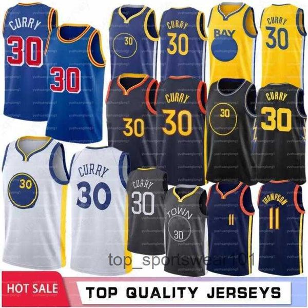 

fans tees mens stephen curry basketball jersey 30 klay thompson james wiseman 75th anniversary ncaa mvp jerseys 11 33, Black
