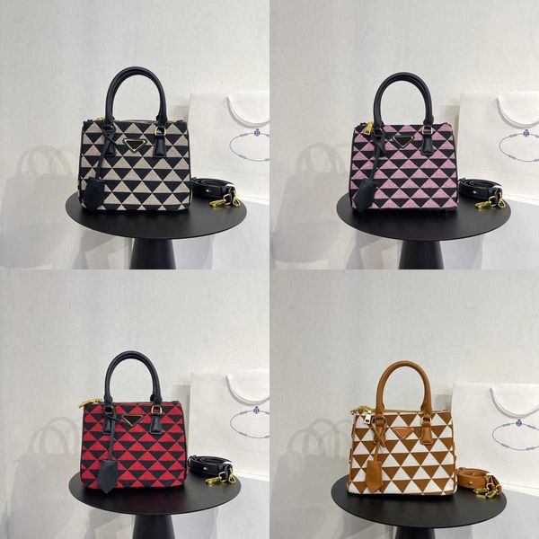 

evening bags totes prbag symbole galleri tote bag triangle designer women fabric embroidered handbag crossbody purse 220921