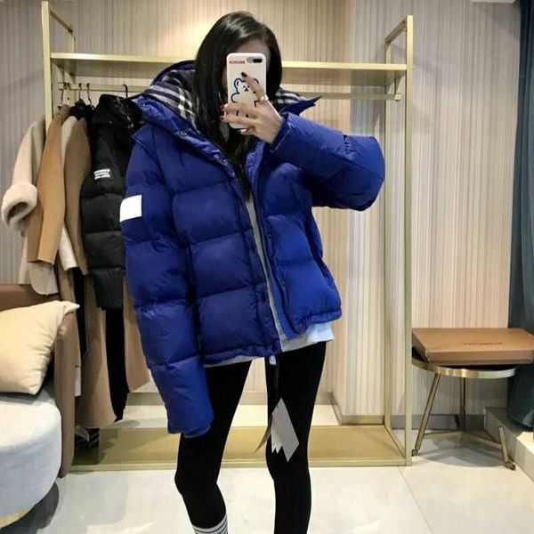 

bubr men down jacket designer parka women winter down hooded jackets detachable long sleeve fashion cardigan coat, Black