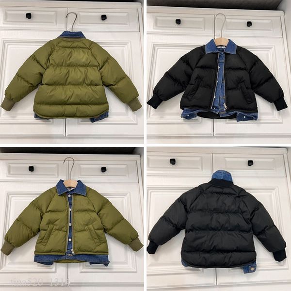

2022 new baby coat winter down coat jacket autumn winter boys girls cotton-padded parka coats thicken warm jackets kids outwear, Blue;gray