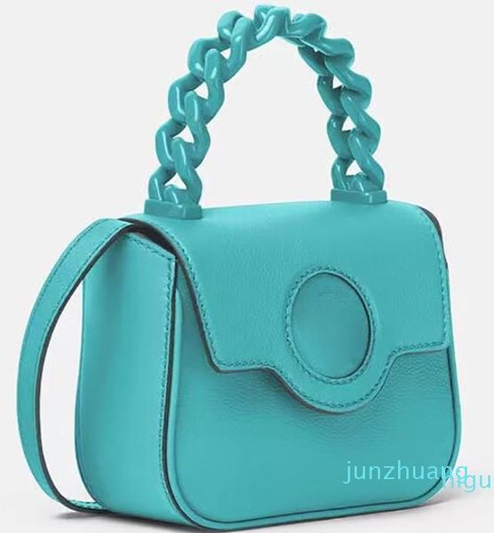 

mini clutch bags lady handbag flip shoulder bag crossbody bag chain handle metal figure card holder fashion wallets genuine leather long str