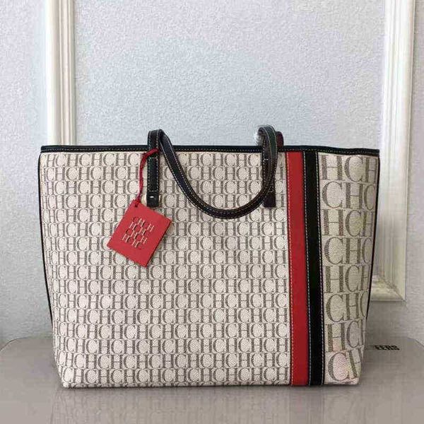 

2021new fashionable woman large capacity handbag letter ch 220623