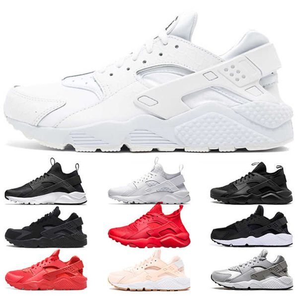 

shoes huarache mens womens triple black white red grey pink sneakers size