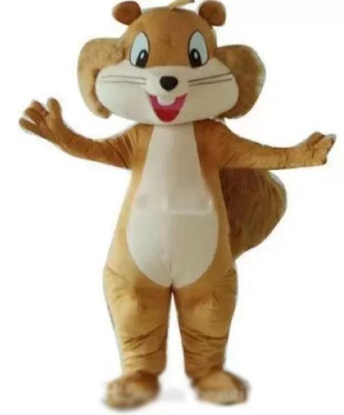 

deluxe squirrel mascot costume mouse mascot costume, Red;yellow