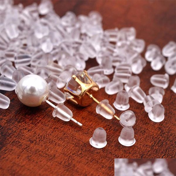

eyelash curler eyelash curler 100pcs/lot rubber earring back sile round ear plug blocked caps earrings sers for diy parts jewelr dhbeu