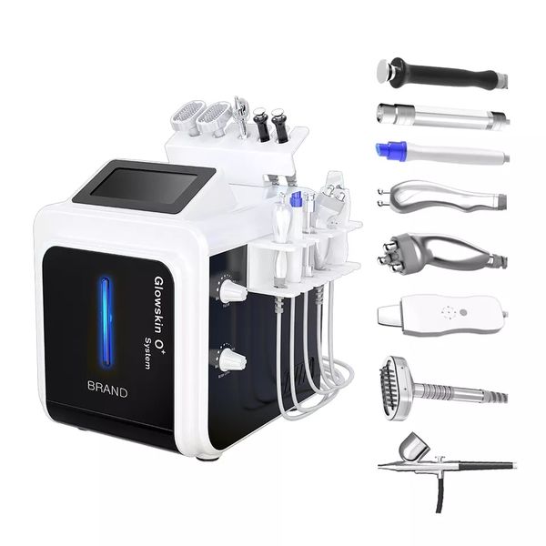 

bio rf 10 in 1 dermabrasion unit h2o2 oxygen facial jet peeling crystal diamond hydro microdermabrasion machine