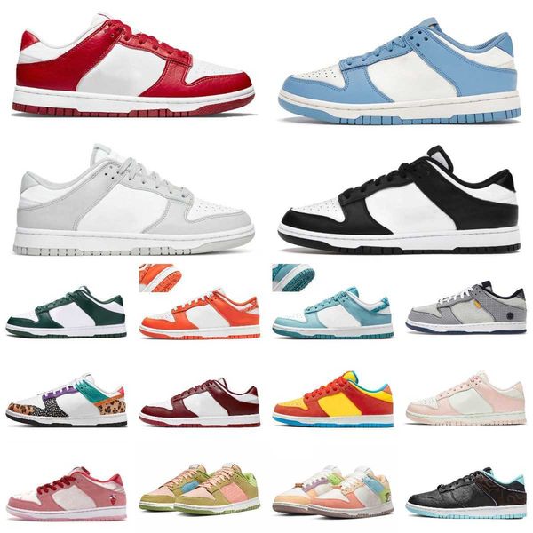 

new designer mens women running shoes sb dunks low panda sneakers syracuse grey fog university red varsity green womens valentine's day, Black